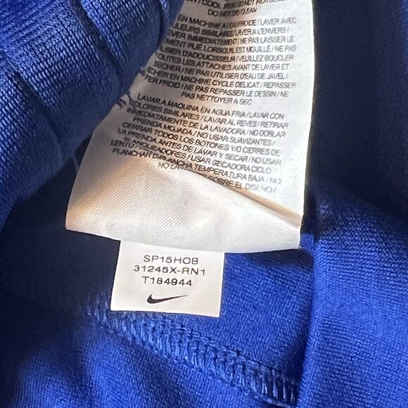 Texas Rangers Jacket Mens XXL Blue Nike Dri Fit Full Zip Logo Embroidered - Picture 9 of 10